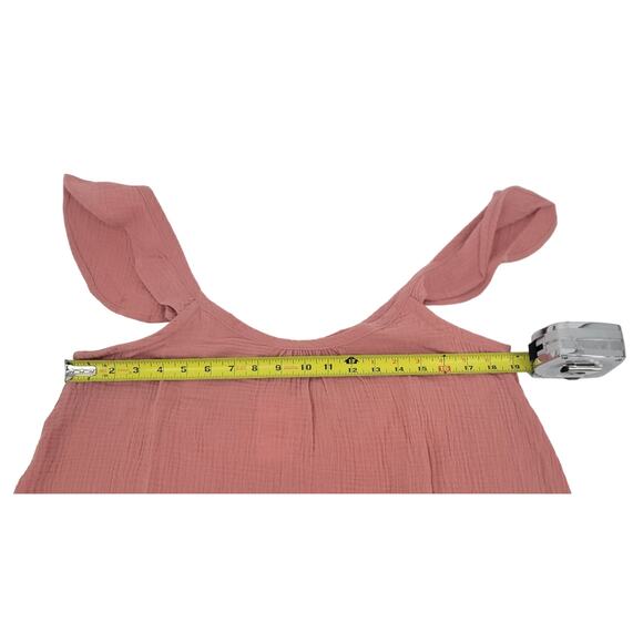 NWT Marine Layer Jude Flutter Sleeve Tank Rosette Size XL Retail $78 - Picture 5 of 6